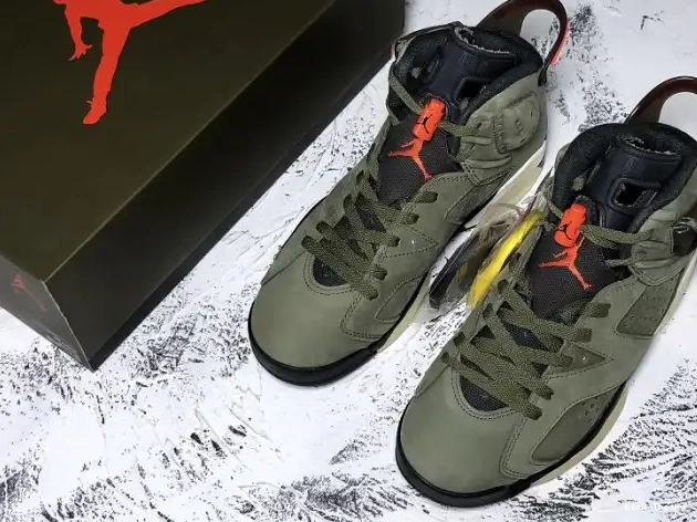 Kicktheory Air Travis Jordan x CN1084-200 Medium Olive 6 Scott 0523